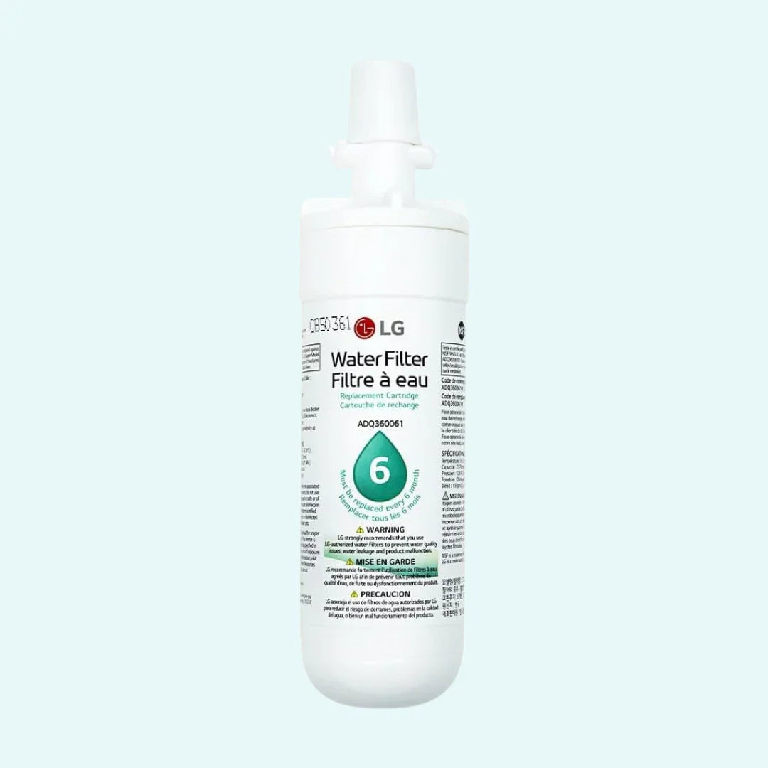 Genuine LG LT700P- 6 Month / 200 Gallon Capacity Replacement Refrigerator Water Filter (NSF42 and NSF53) ADQ36006101, ADQ36006113, ADQ75795103, or AGF80300702 , White , Select Pack